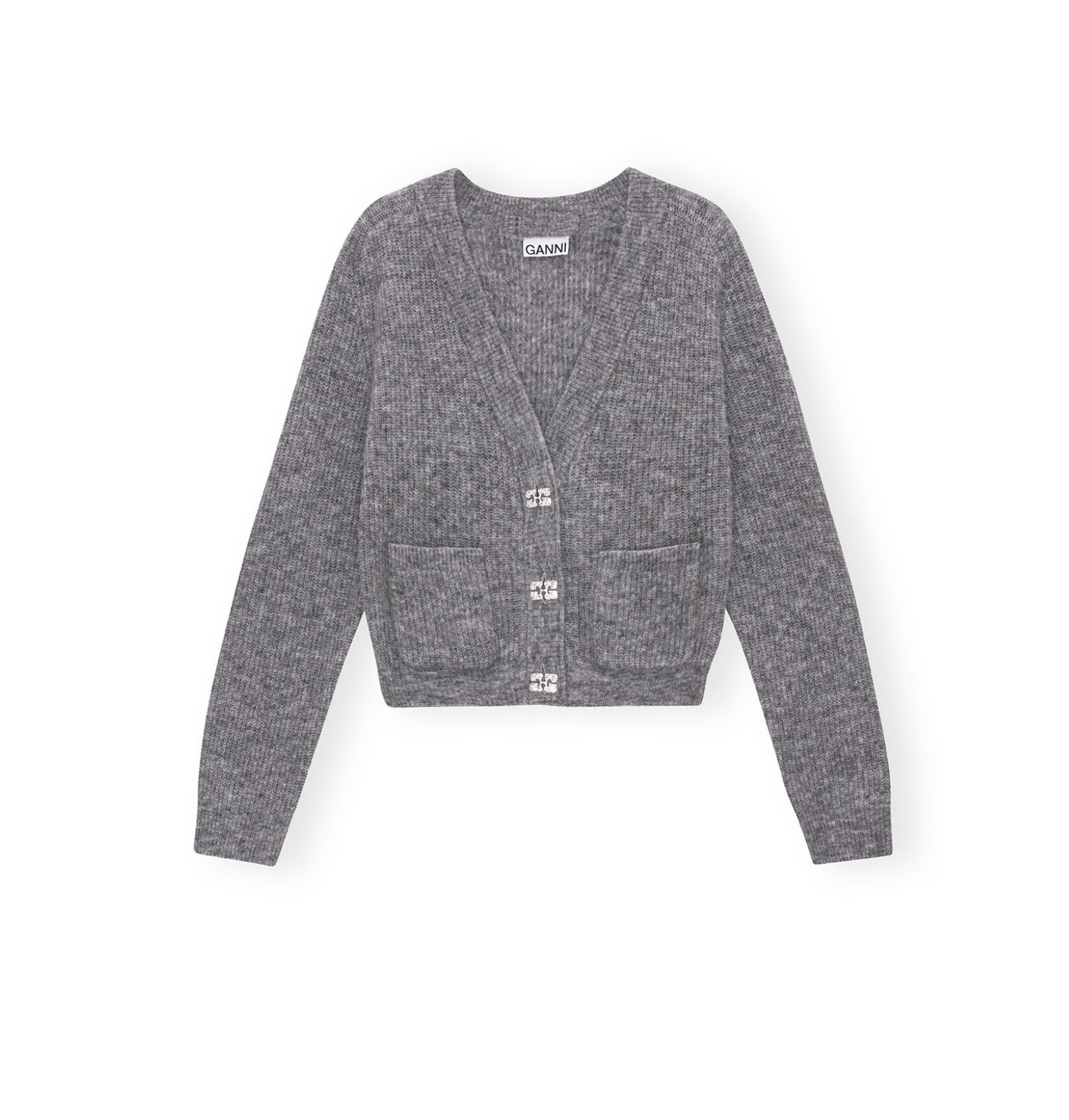 Ganni Deep V Cardigan