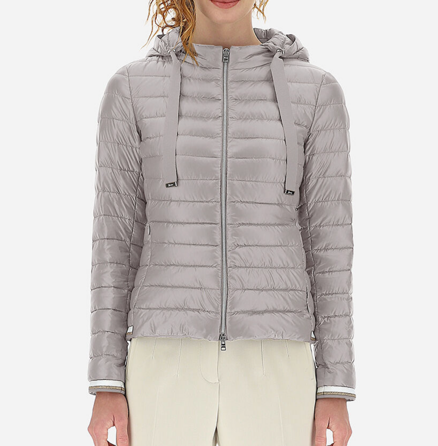 Herno Bomber Hoodie Lt. Grey