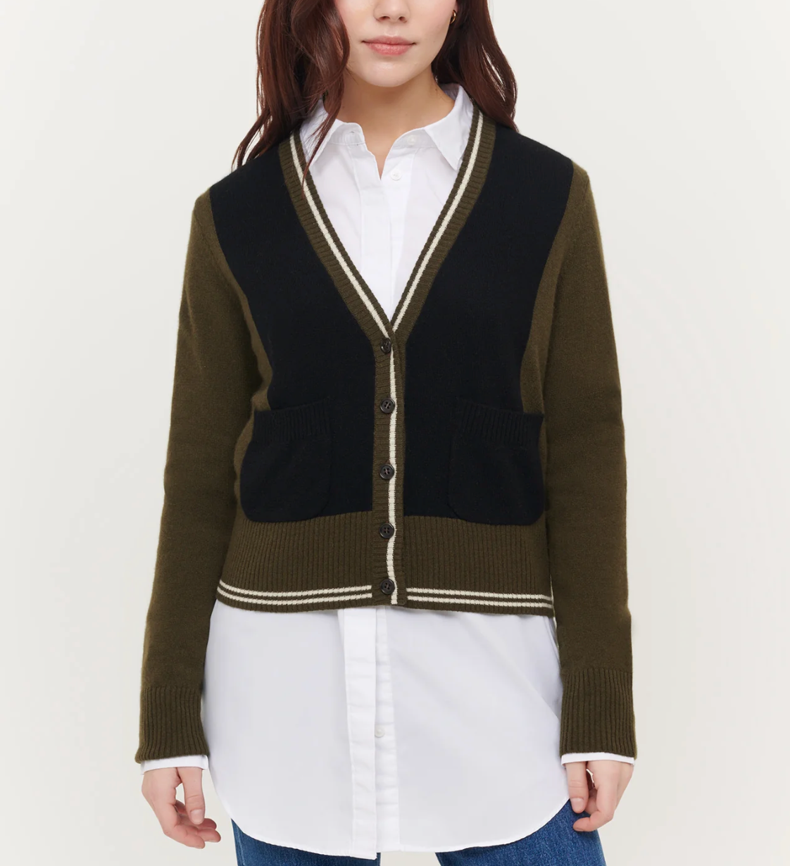 &Isla Callie Colorblock Cardi