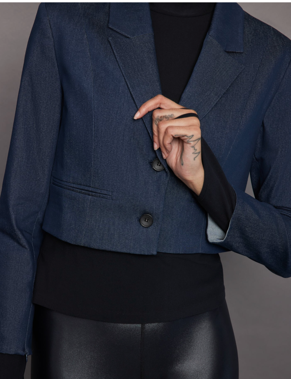 Theo Demeter Cropped Blazer
