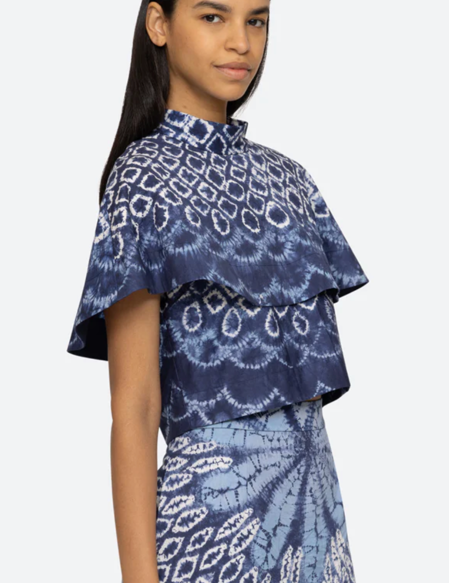 Sea High Neck Top