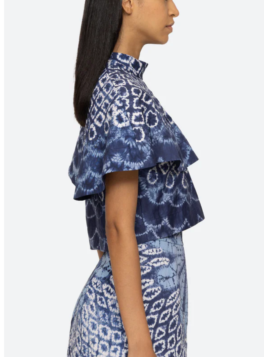Sea High Neck Top
