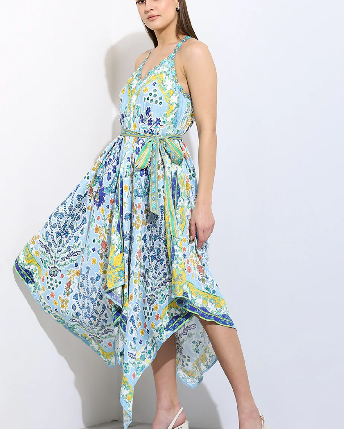Ranna Gill Salen Halter Dress