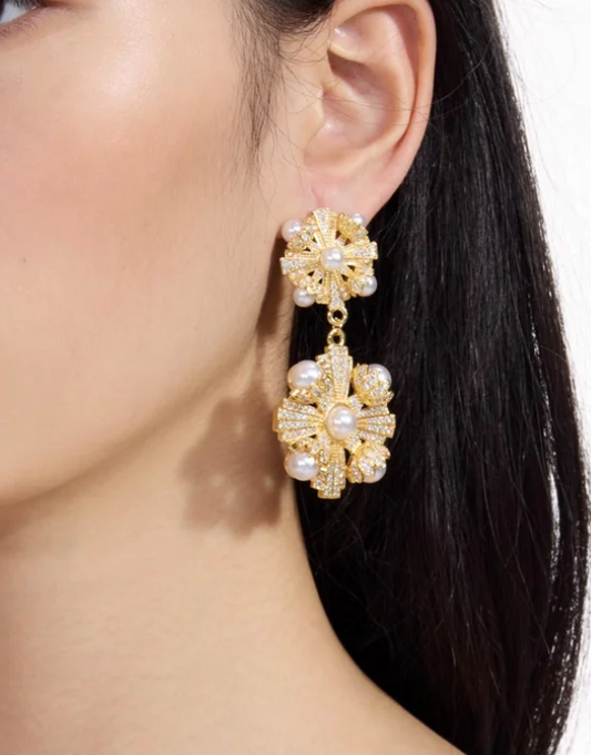 Self Portrait Pearl Clip-on Earrings