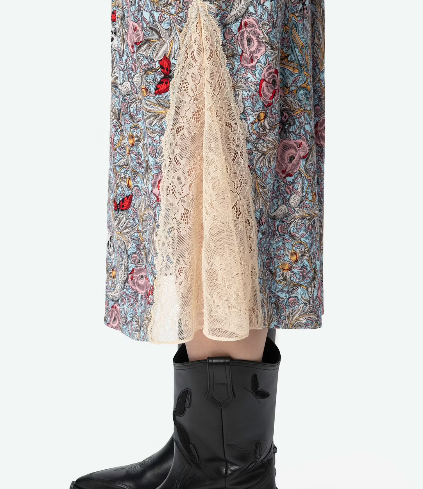Z&V Skull Flower Skirt