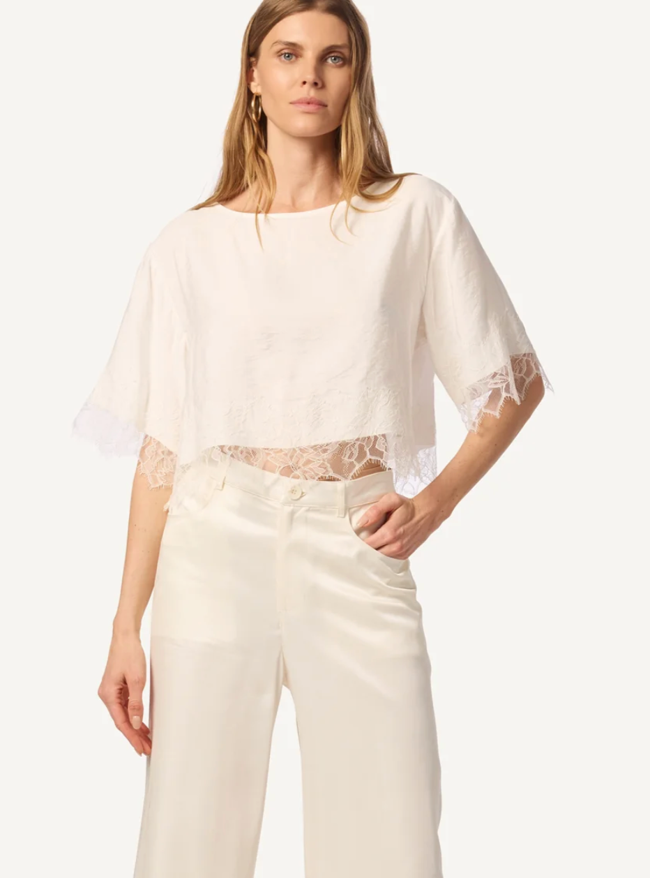 Sablyn Silvia Lace Top