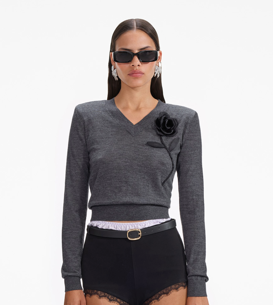 Self Portrait Rose Sweater