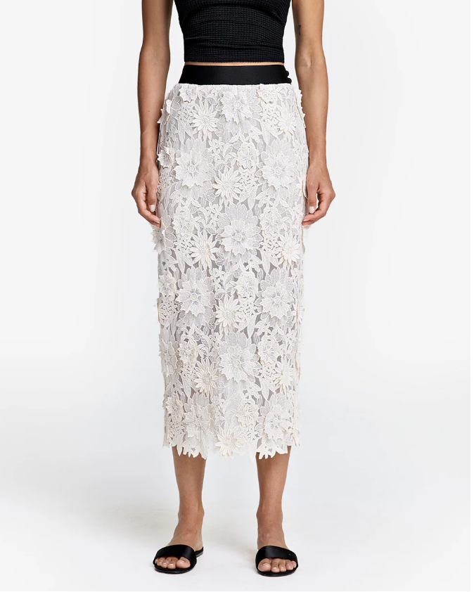 Smythe Applique Pencil Skirt