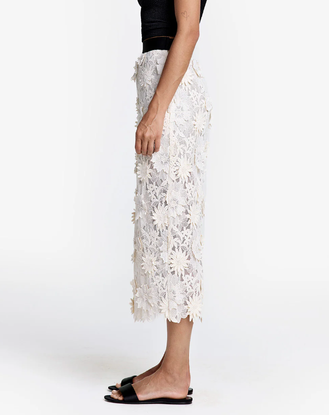 Smythe Applique Pencil Skirt