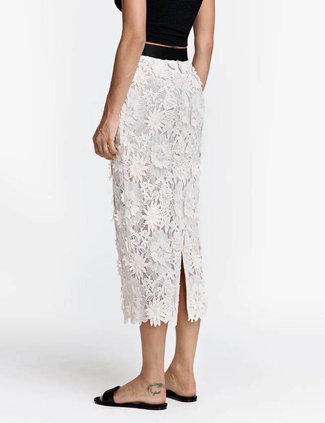 Smythe Applique Pencil Skirt