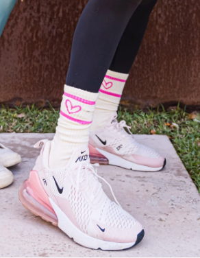 HOS Crew Heart Sock