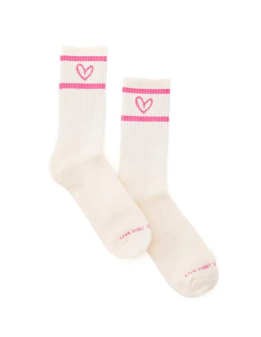 HOS Crew Heart Sock