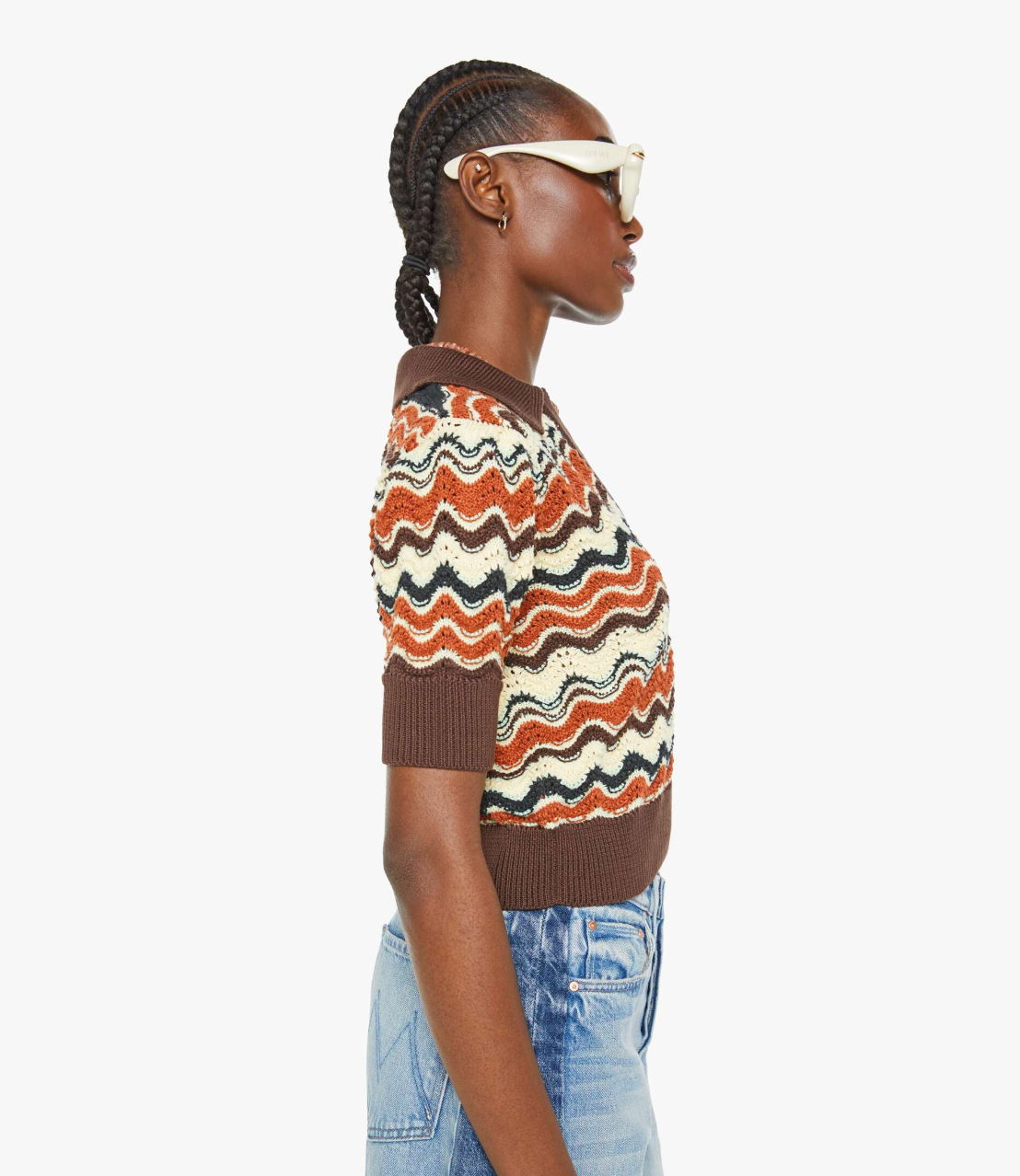 Mother S/S Crochet Top