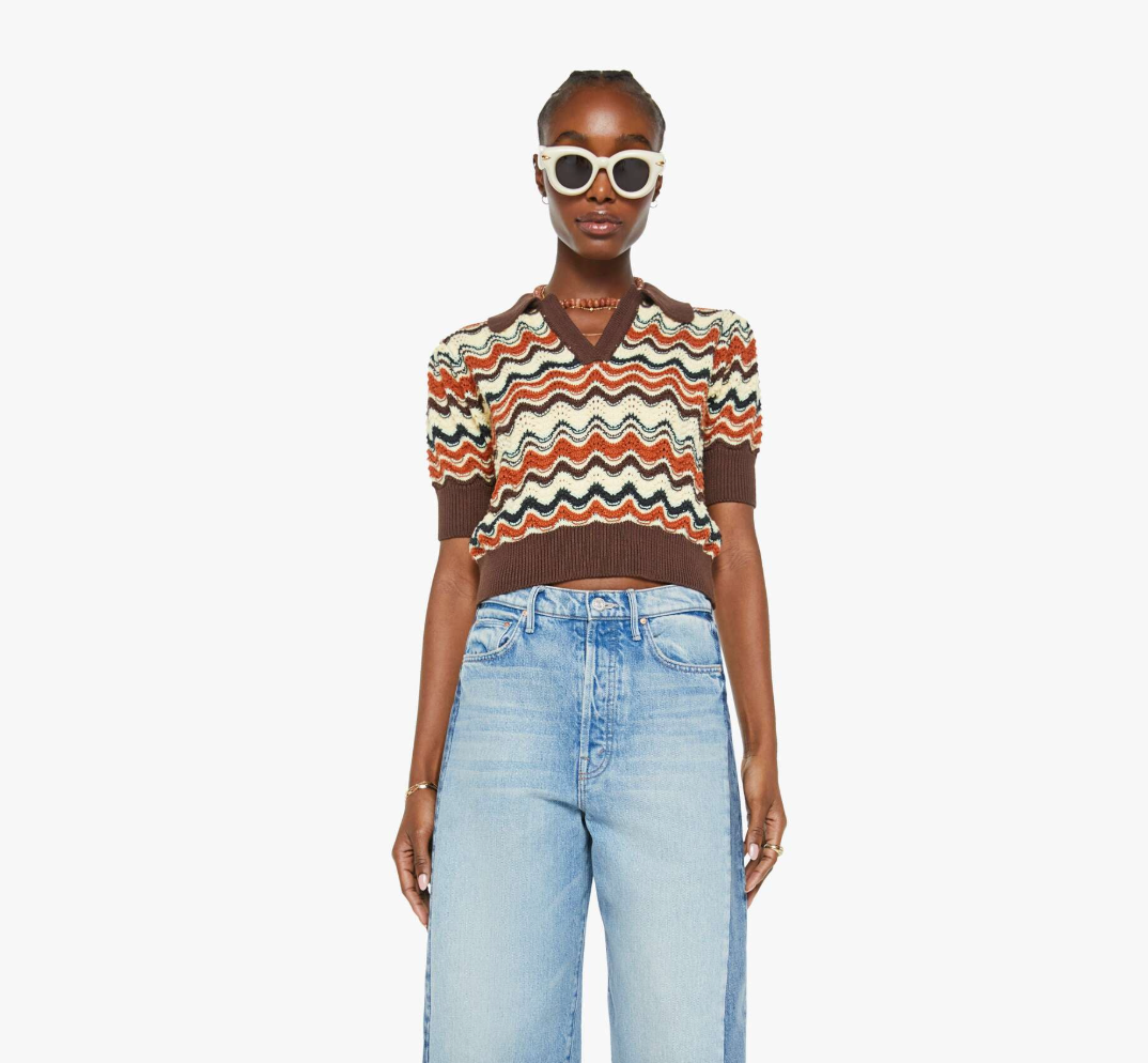 Mother S/S Crochet Top