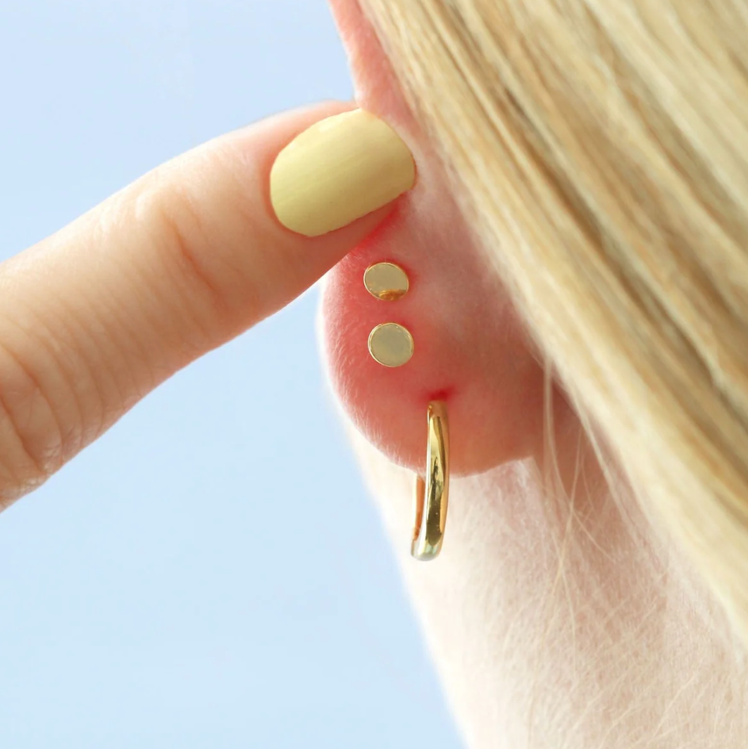 Kris Nations Butterfly Flat Back Single Earring