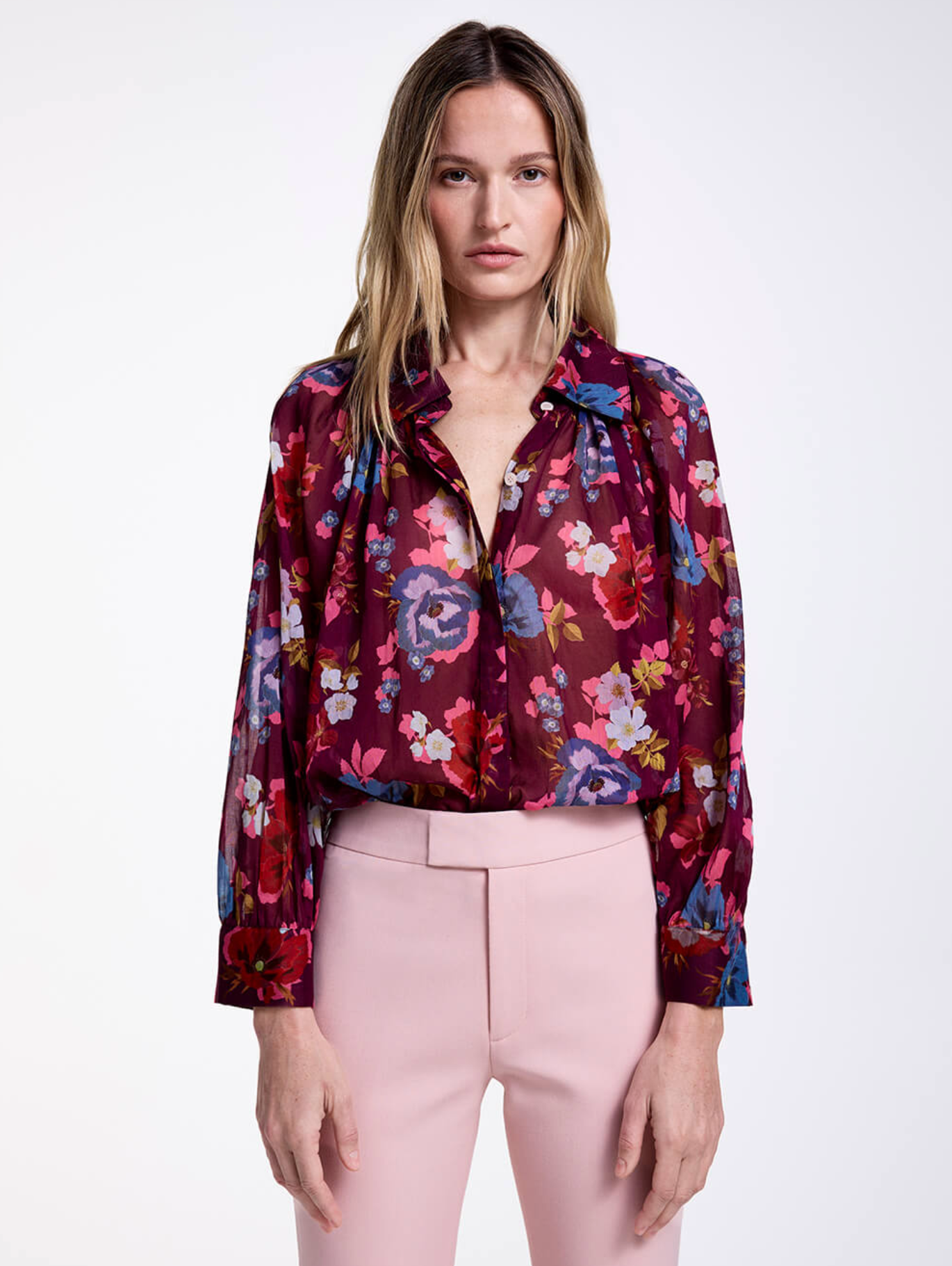 Smythe Gathered Blouse