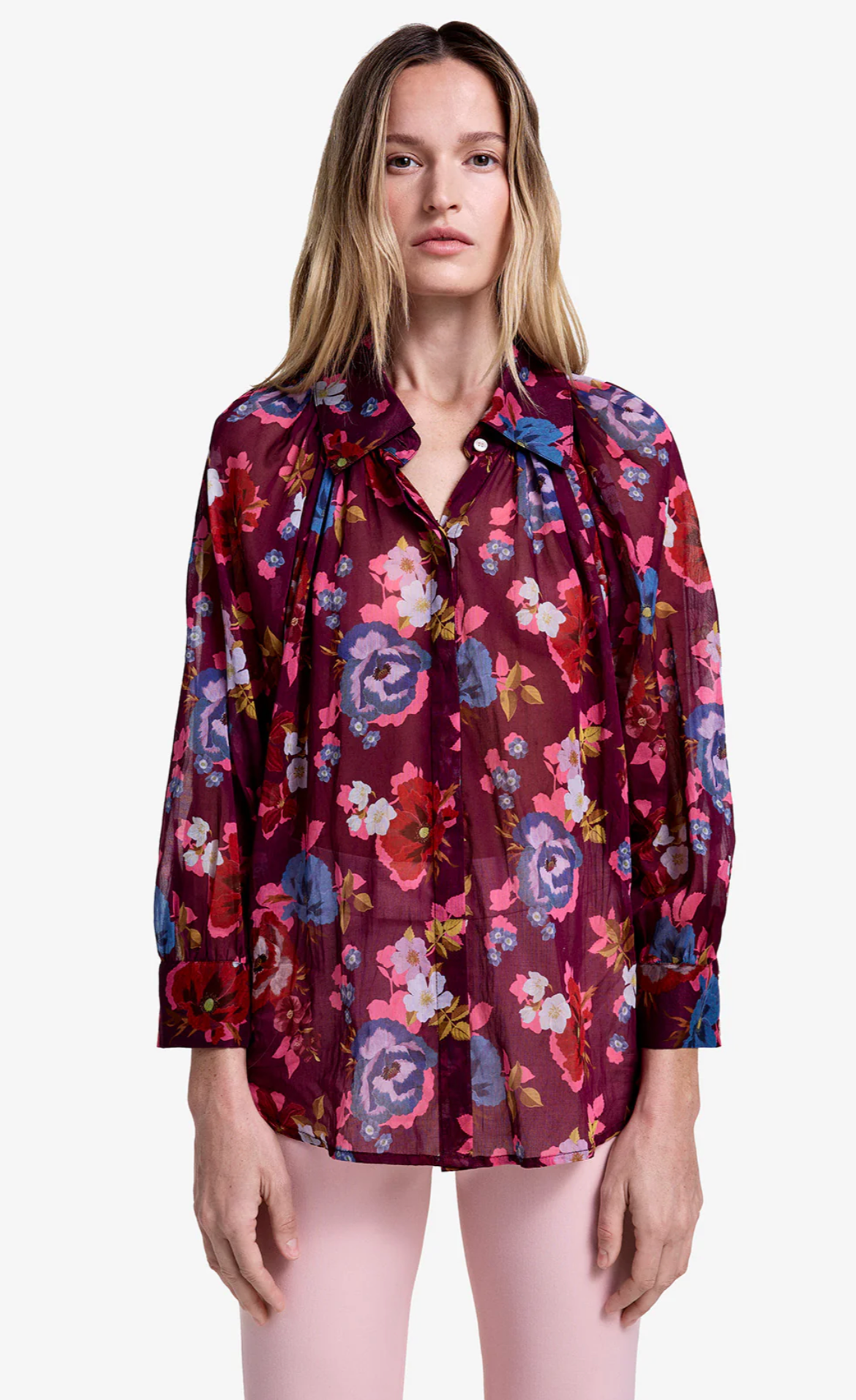 Smythe Gathered Blouse
