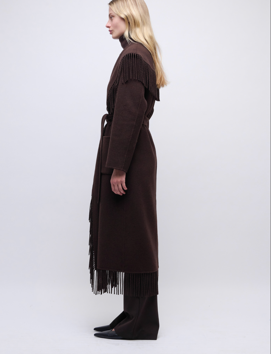 Simkhai Carrie Fringe Coat