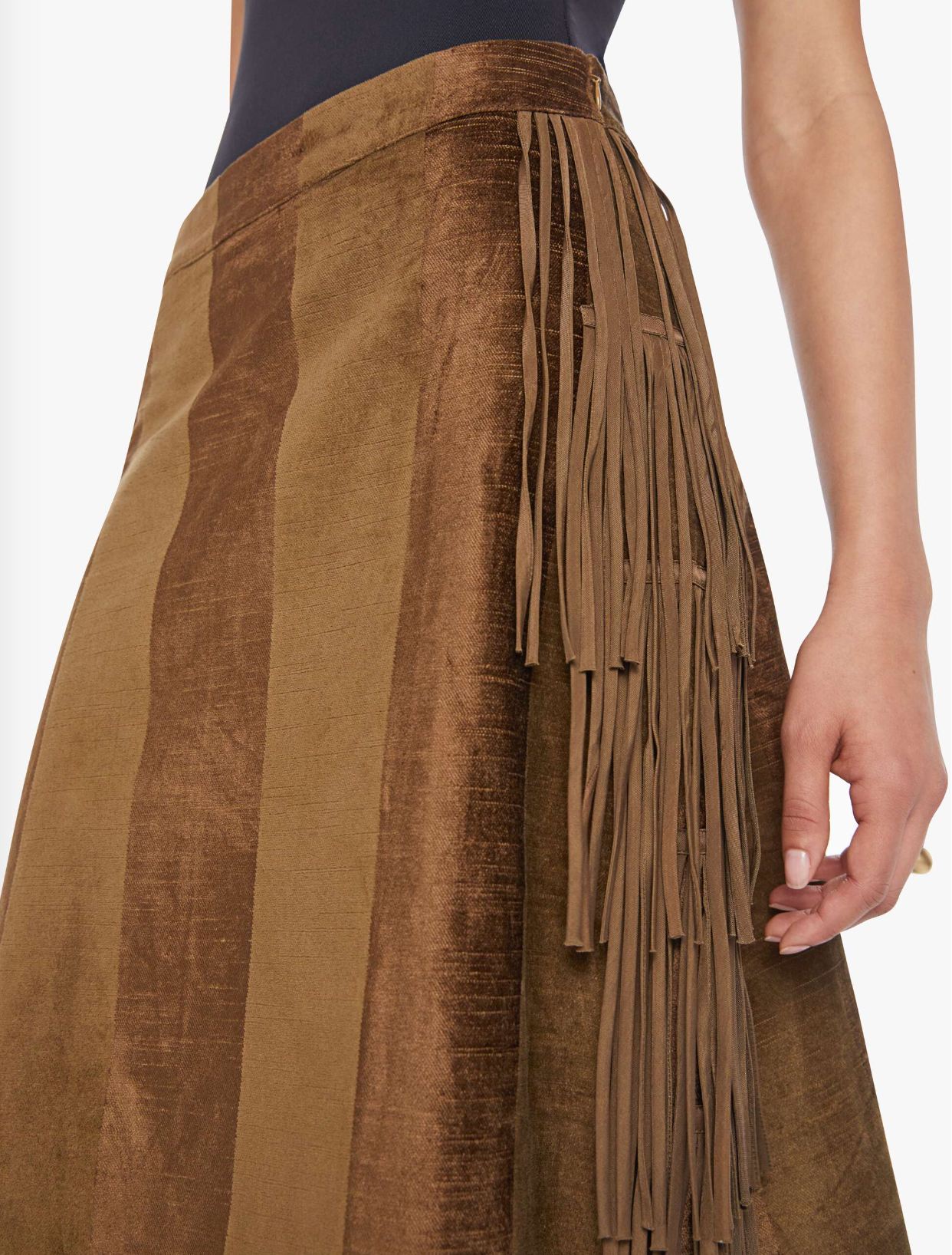 Maria Cher Fringe Skirt