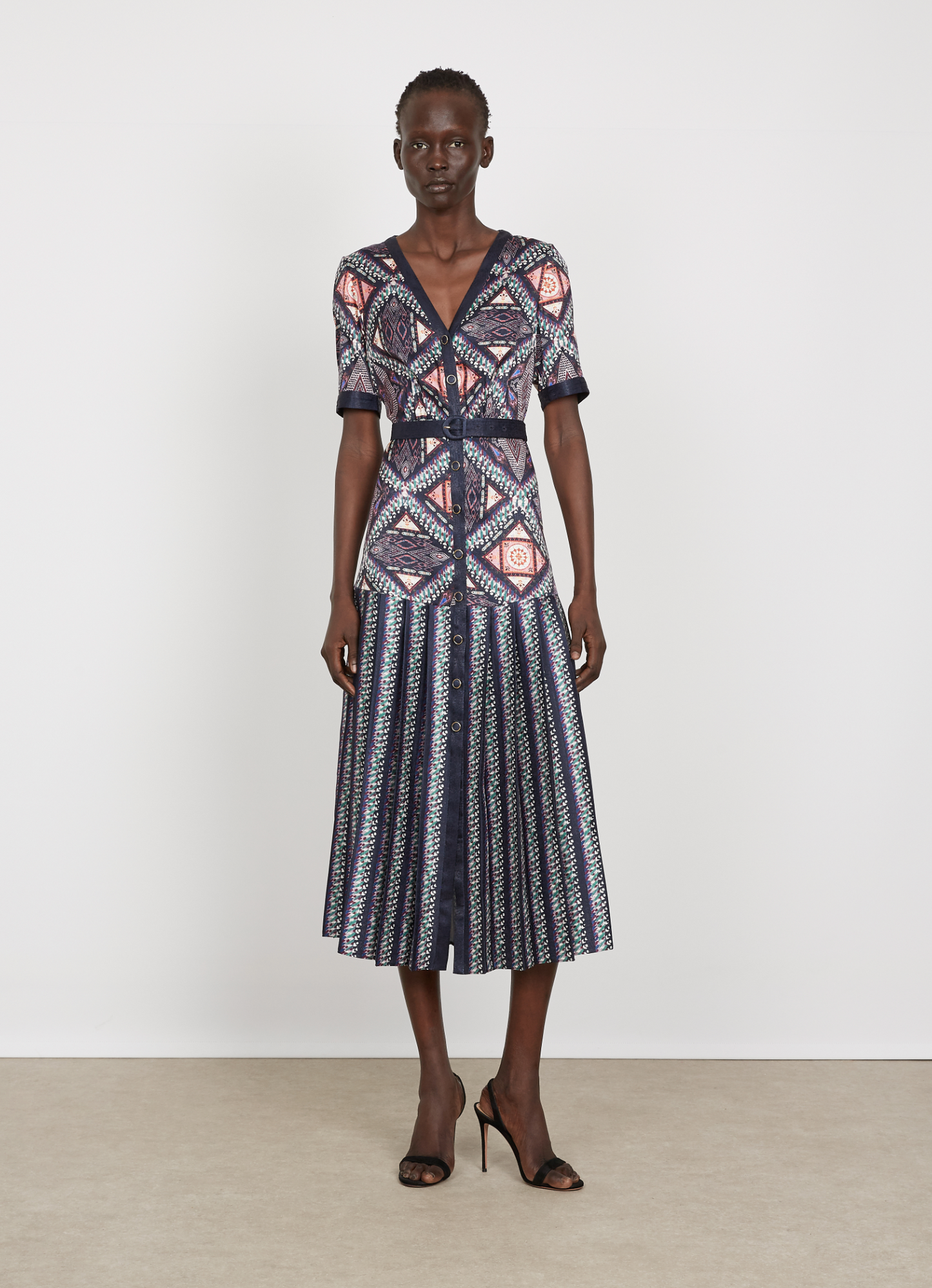 Saloni Lea Shirt Dress
