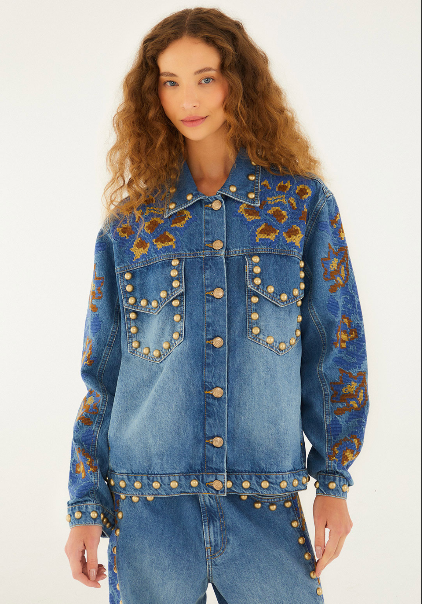 Farm Rio Stud Jacket