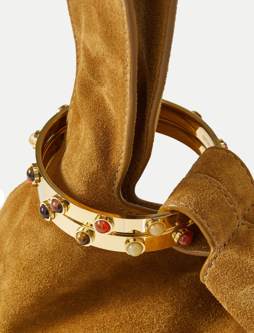 VB Suede Swing Bag