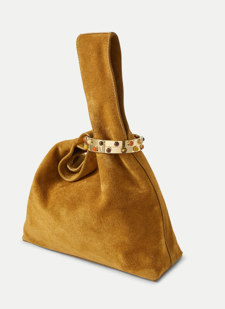 VB Suede Swing Bag