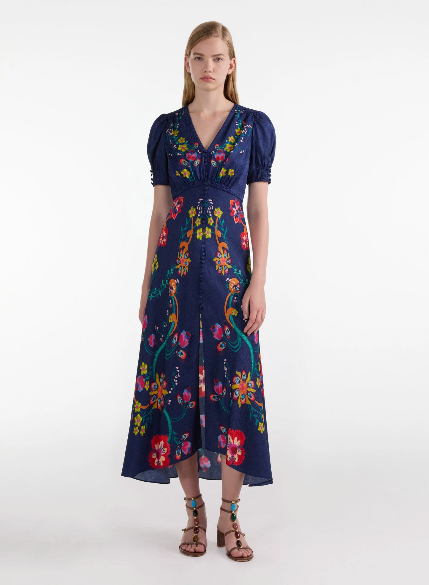 Saloni Lea Long Dress