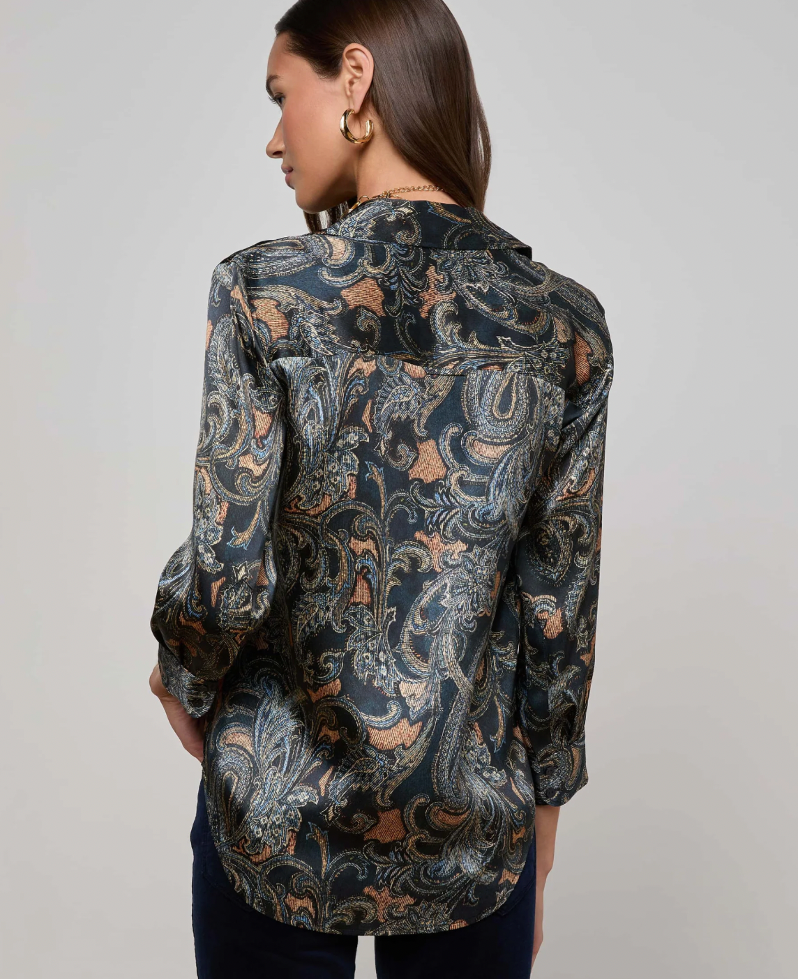 L'Agence Dani 3/4 Slv Blouse