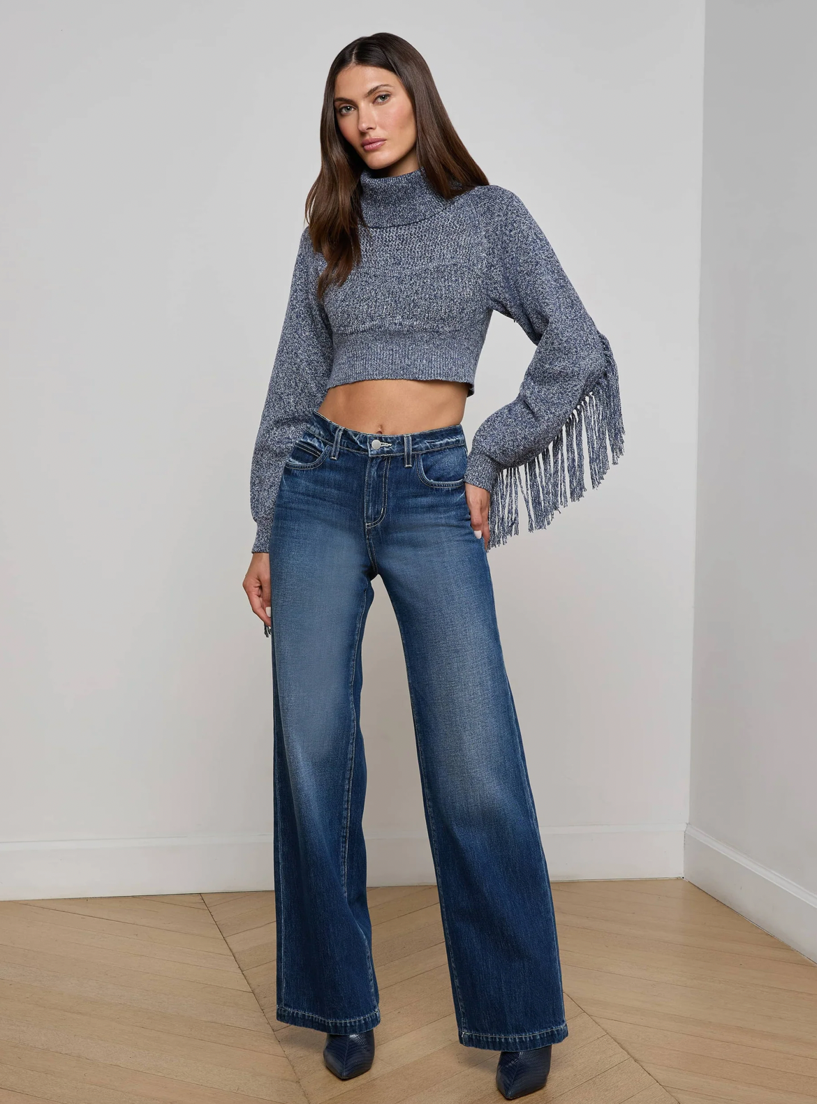 L'Agence Maddison Fringe Sweater