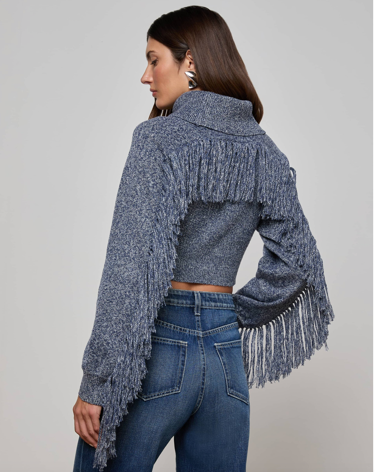 L'Agence Maddison Fringe Sweater