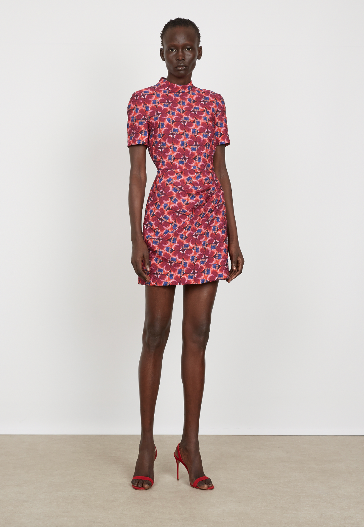 Saloni Textured Mini Dress