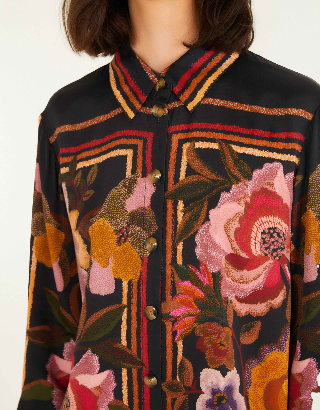 Farm Rio Flowers Shirt
