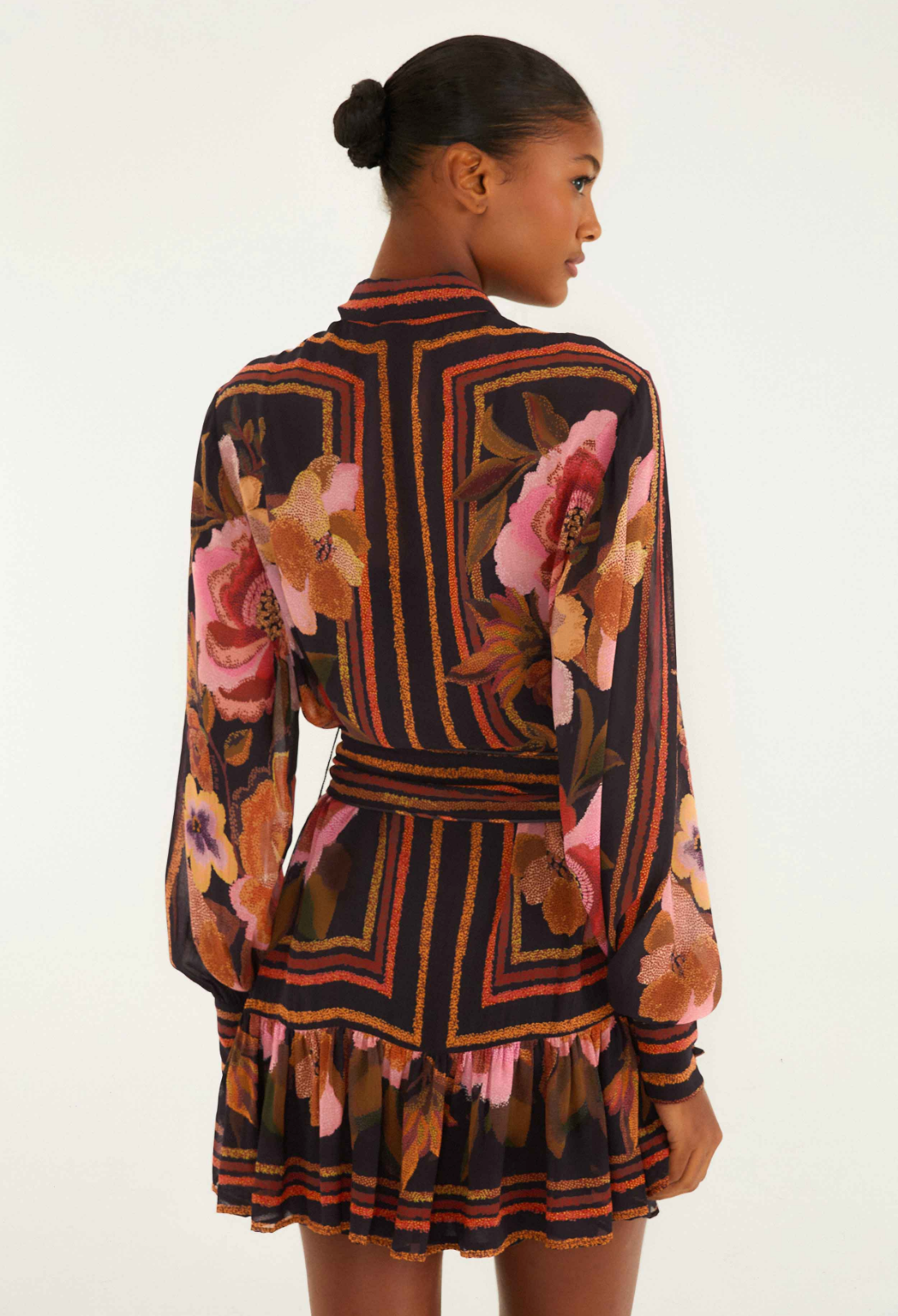 Farm Rio Flowers Mini Dress