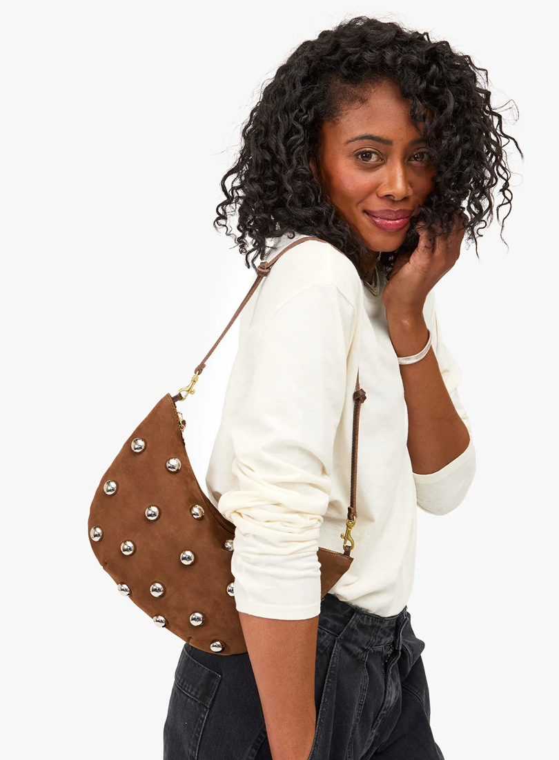 Clare V Stud Lune Bag