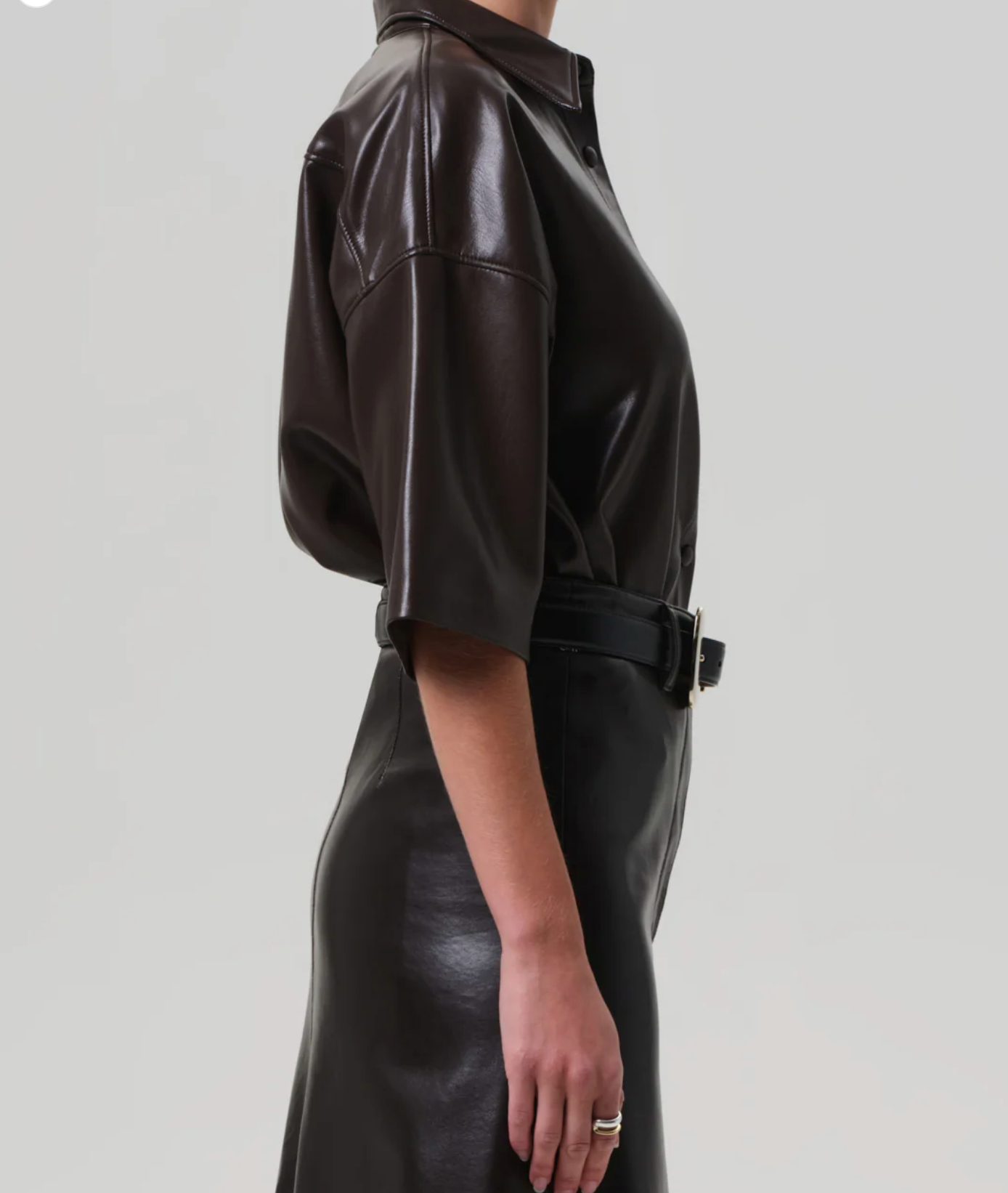 COH Frances Crop Button Up