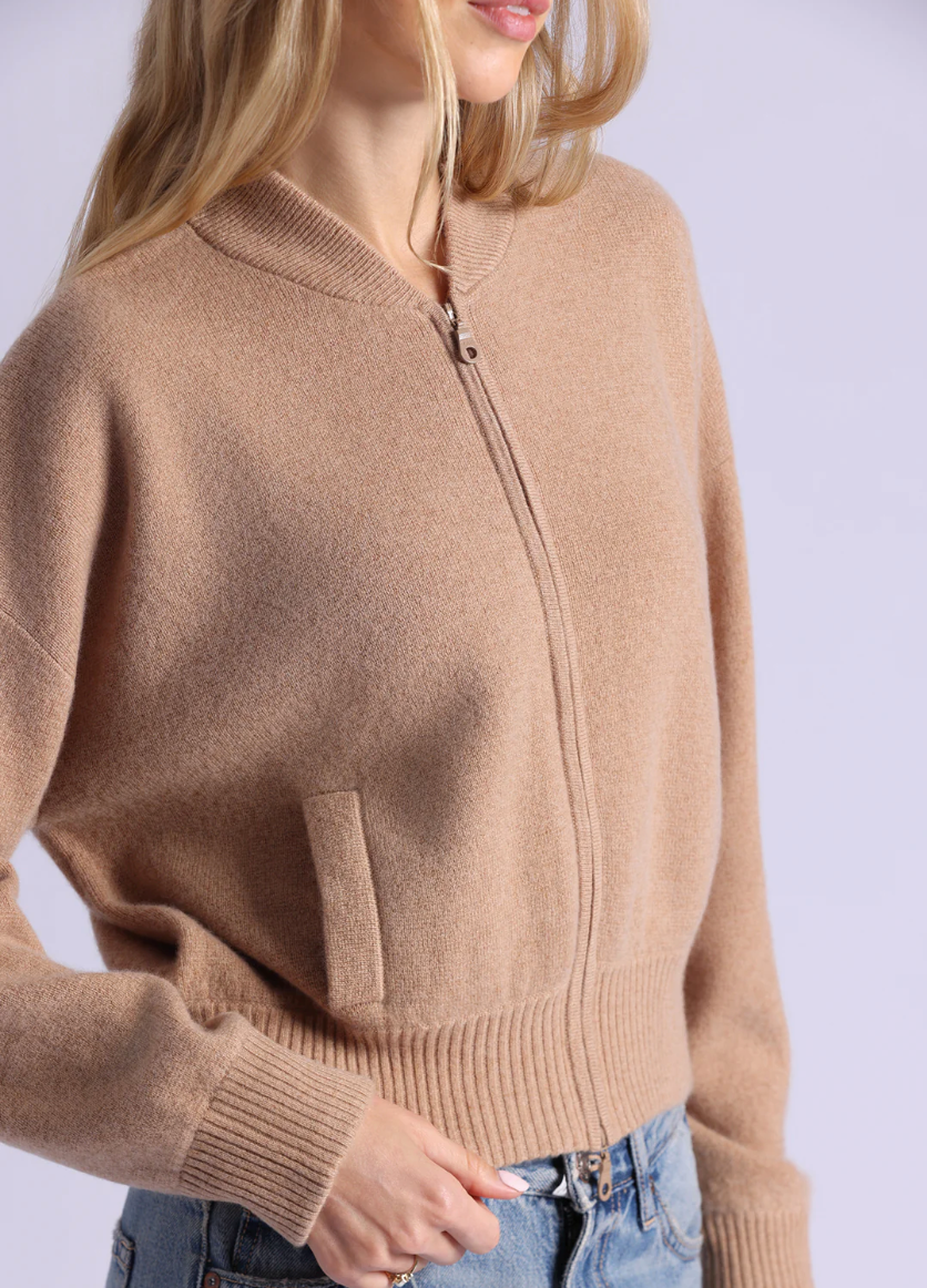 Minnie Rose Cropped Bomber