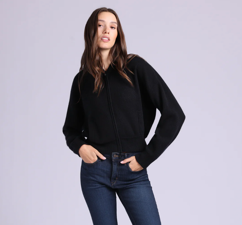 Minnie Rose Cropped Bomber