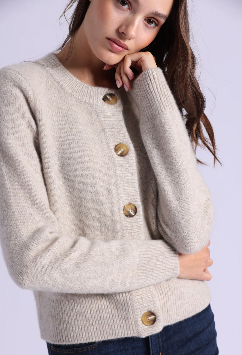 Minnie Rose Marled Cardi