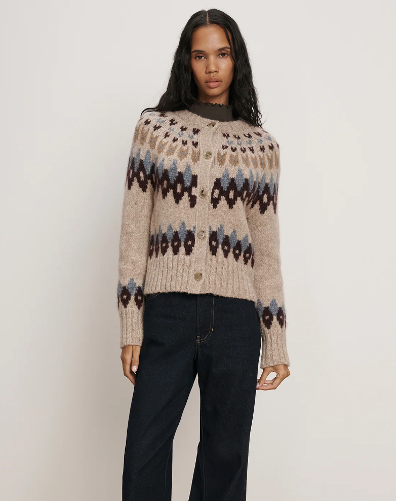 VB Christina Fairisle Cardigan
