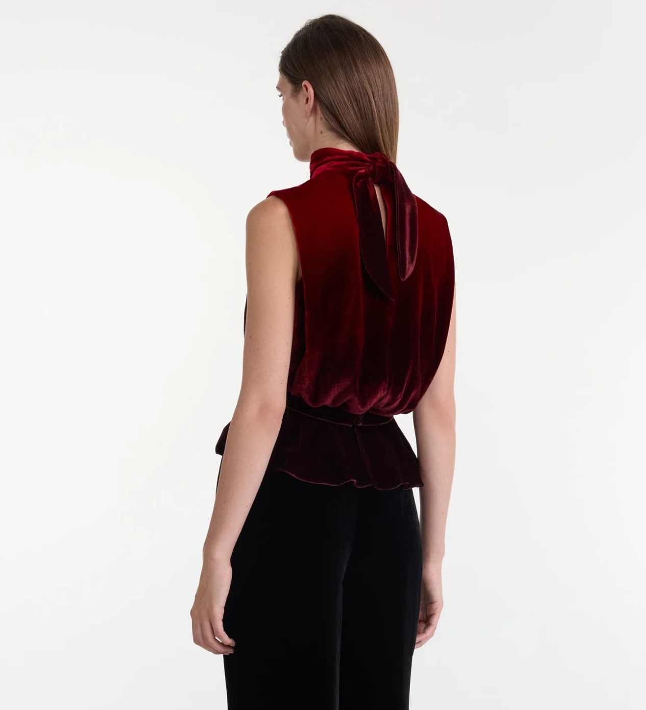 Saloni Fleur Velvet Top