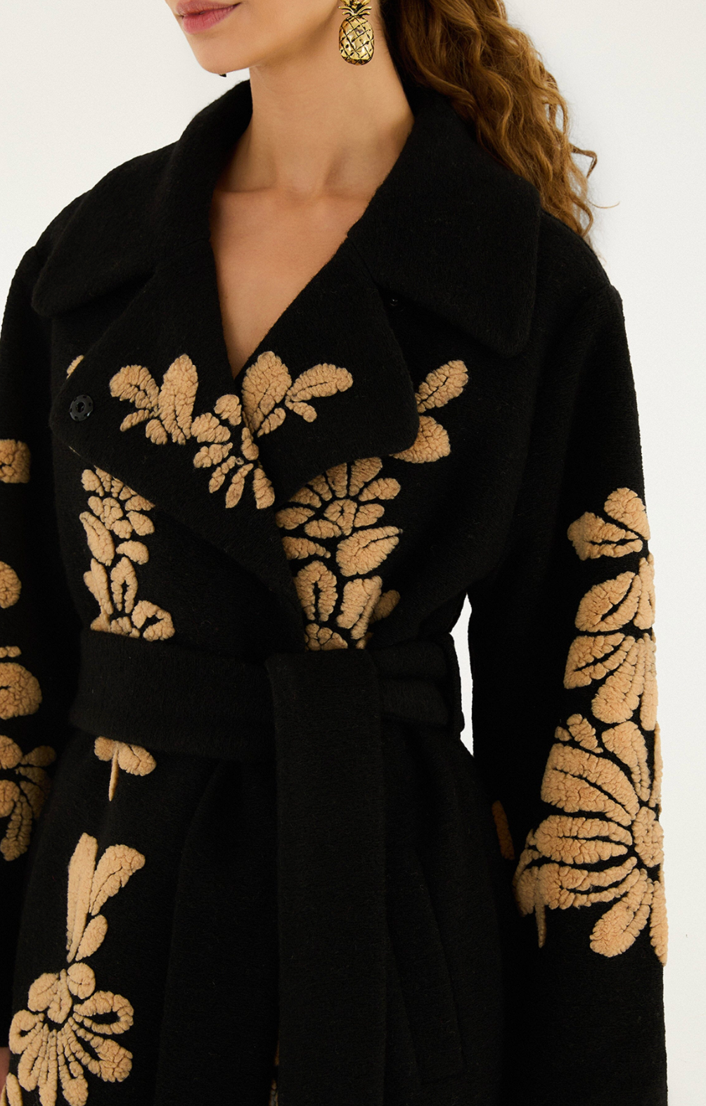 Farm Rio Bold Flowers Coat