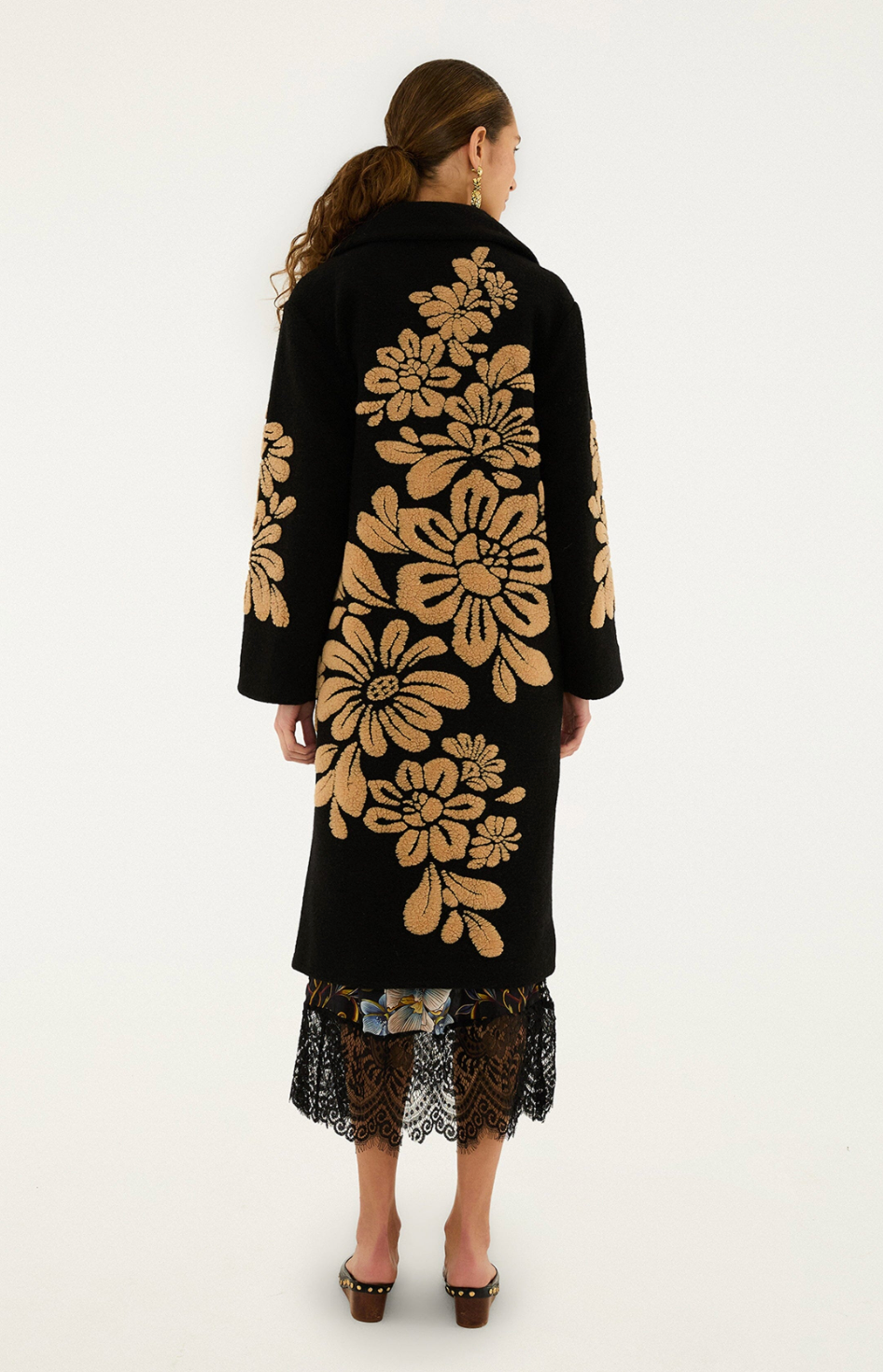 Farm Rio Bold Flowers Coat