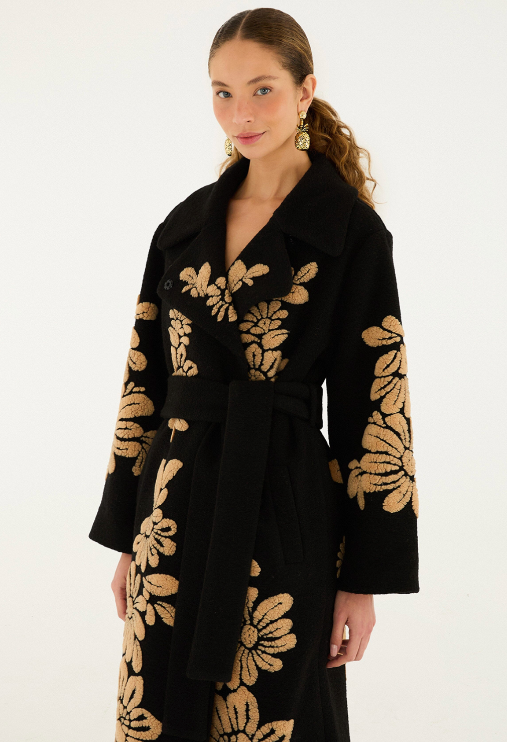 Farm Rio Bold Flowers Coat