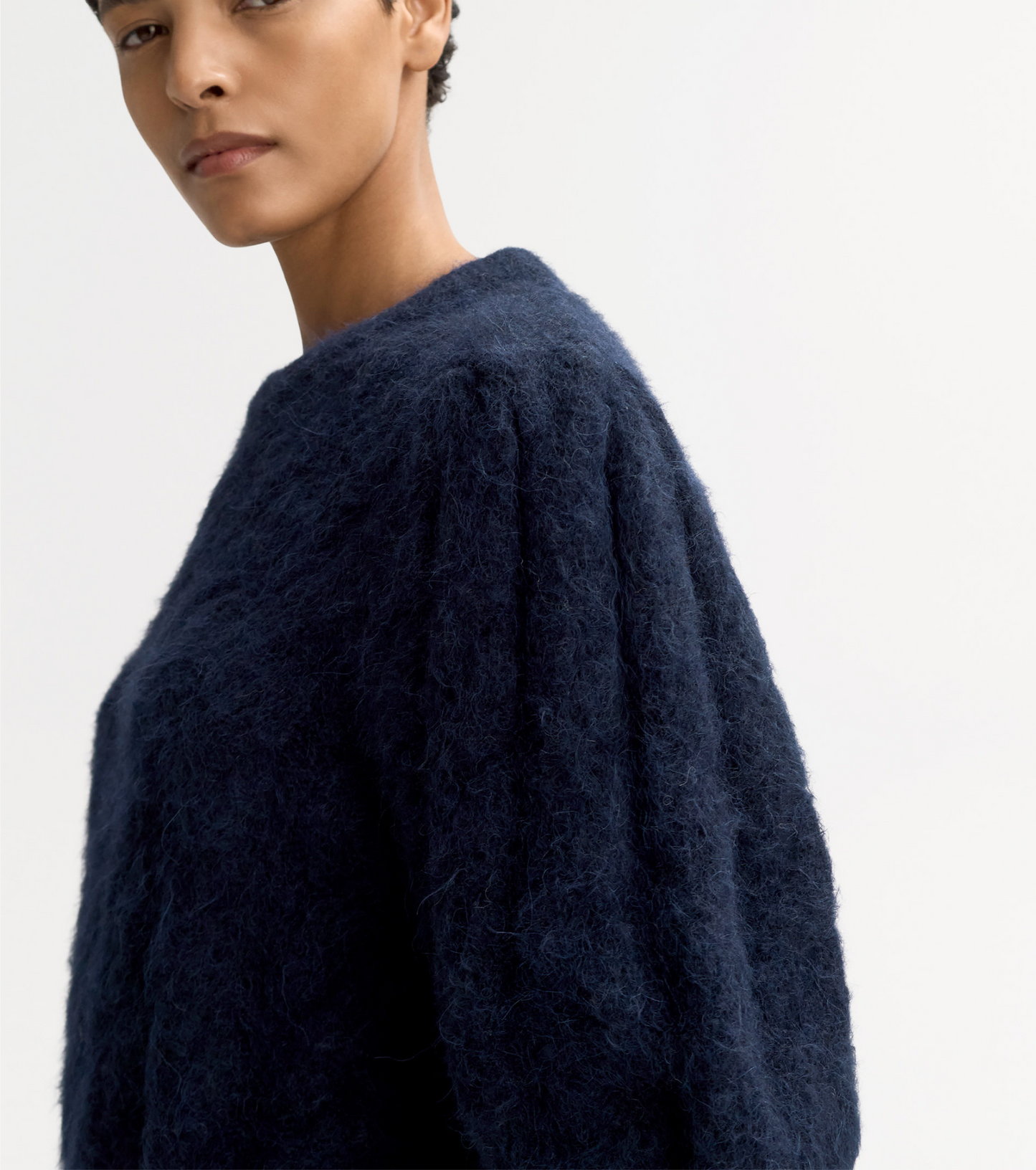 Soft Goat Elbow Sweater
