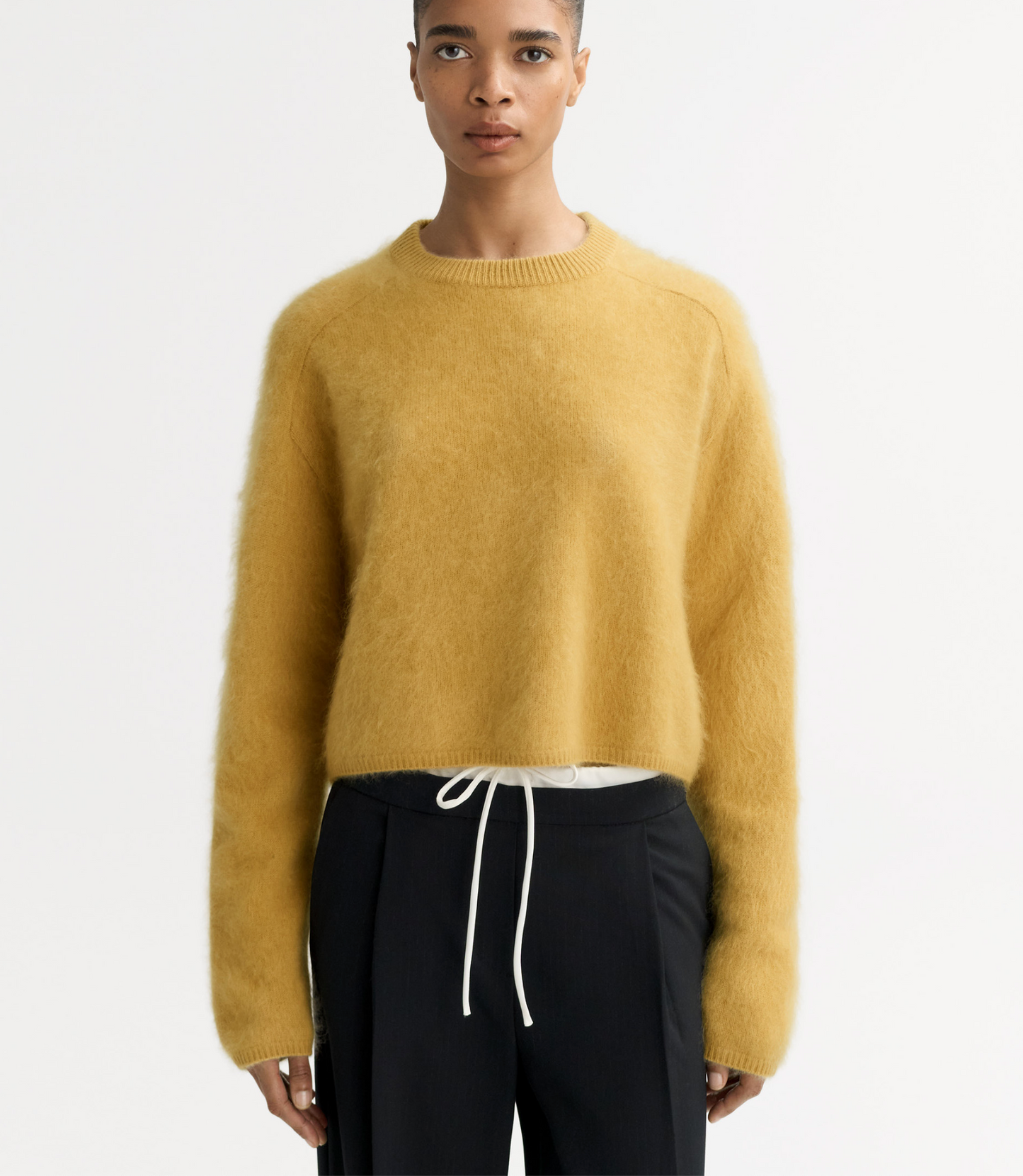 Soft Goat Brushed Crewneck