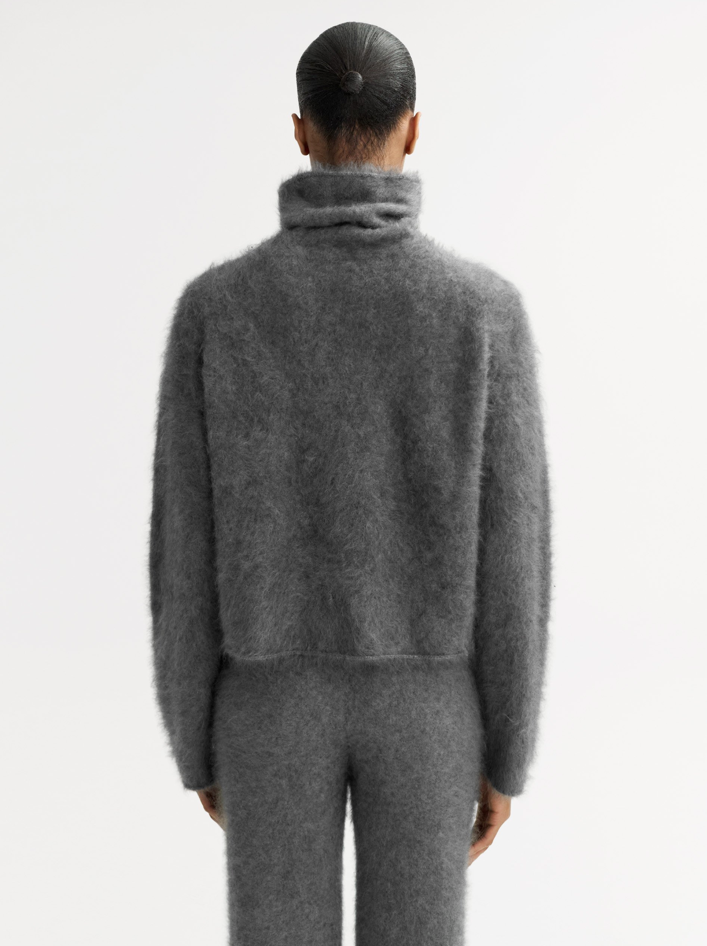 Soft Goat Brushed Turtleneck
