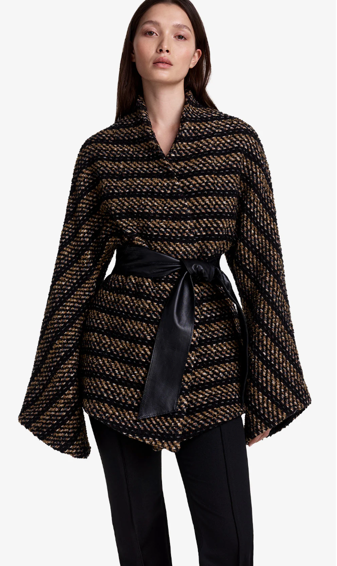 Smythe Belted Wrap Jacket