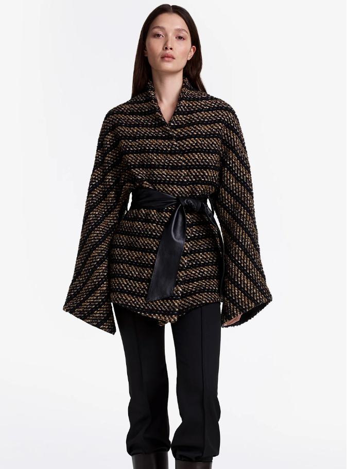 Smythe Belted Wrap Jacket