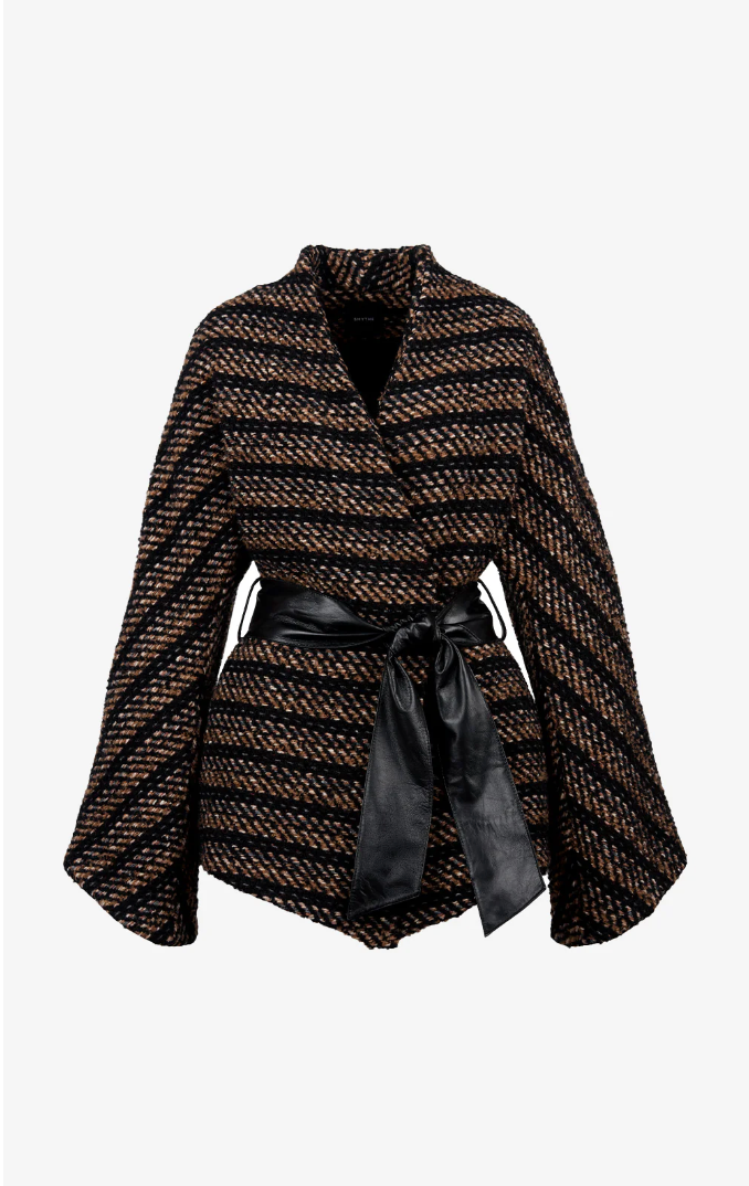Smythe Belted Wrap Jacket